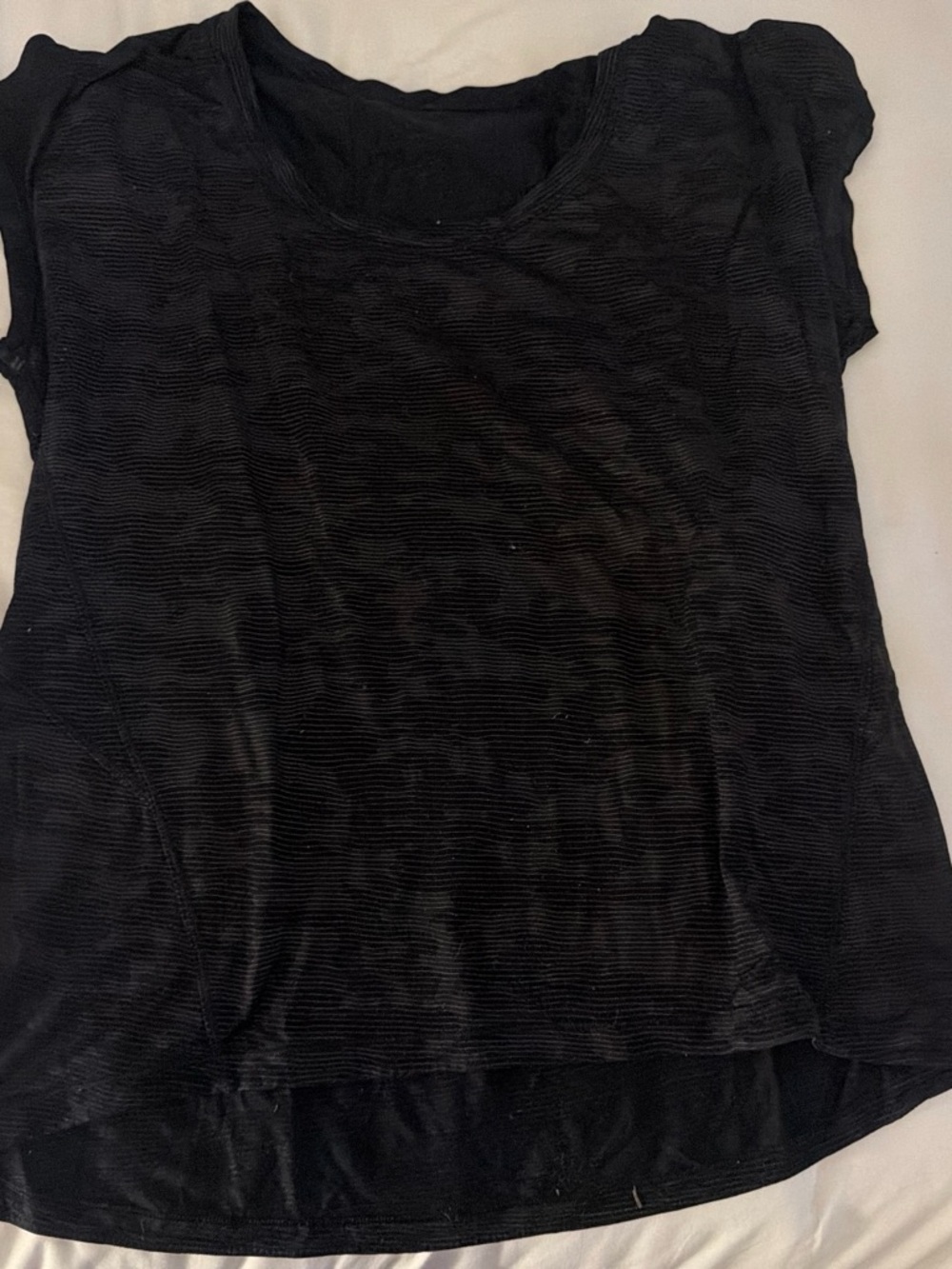 Black Women's Short Sleeve Top - Classic Lightweight Tee